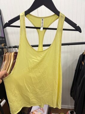 Fabletics Lemon Yellow Racerback Tank